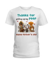 Thanks for picking up my poop Ladies T-Shirt front