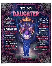 I Closed My Eyes For But A Moment Mom To Daughter Fleece Blanket - 50" x 60" front