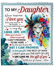 Never Forget That I Love U Mom To Daughter Fleece Blanket - 50" x 60" front