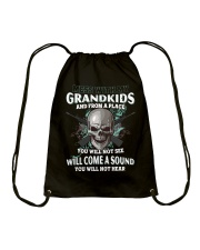 Mess With My Grandkids Drawstring Bag thumbnail