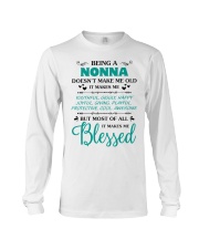 Being A Nonna Makes Me Blessed Long Sleeve Tee thumbnail
