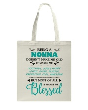 Being A Nonna Makes Me Blessed Tote Bag thumbnail