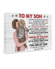 I Closed My Eyes For But A Moment Mom To Son 24x16 Gallery Wrapped Canvas Prints front