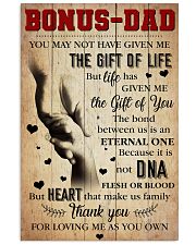 Bonus Dad - Thank you for loving me as you own 11x17 Poster front