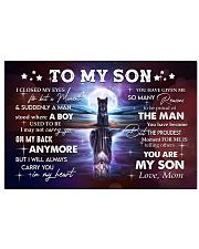 I Closed My Eyes For But A Moment Wolf Mom To Son Horizontal Poster tile