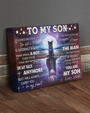 I Closed My Eyes For But A Moment Wolf Mom To Son 14x11 Gallery Wrapped Canvas Prints aos-canvas-pgw-14x11-lifestyle-front-10