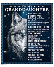 Never Forget That I Love U Wolf GM To GD Fleece Blanket - 50" x 60" front