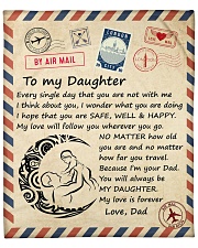Every single day that you arent with me D-Daughter Fleece Blanket - 50" x 60" front