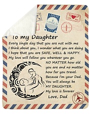 Every single day that you arent with me D-Daughter Sherpa Fleece Blanket tile