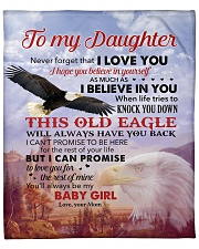 Never Forget That I Love U Mom To Daughter Fleece Blanket - 50" x 60" front