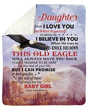 Never Forget That I Love U Mom To Daughter Sherpa Fleece Blanket - 50" x 60" thumbnail