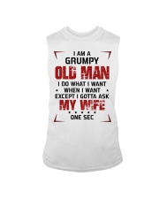 I Am A Grumpy Old Man I Do What I Want Man Sleeveless Tee tile