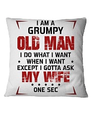I Am A Grumpy Old Man I Do What I Want Man Square Pillowcase tile