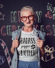 Badass Pupper Mother Ladies T-Shirt lifestyle-holiday-crewneck-front-3