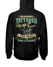 Tattooed Wife With Thick Thighs And Thin Patience Hooded Sweatshirt thumbnail