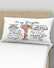 I Hugged This Soft Pillow - Dad To Daughter Rectangular Pillowcase aos-pillow-rectangular-front-lifestyle-02