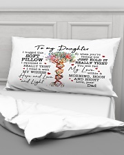 I Hugged This Soft Pillow - Dad To Daughter Rectangular Pillowcase aos-pillow-rectangular-front-lifestyle-03