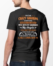 I'm The Crazy Grandpa Classic T-Shirt lifestyle-mens-crewneck-back-5