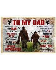 I Know It's Not Easy For A Man Hunting Son To Dad Horizontal Poster tile