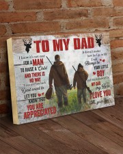 I Know It's Not Easy For A Man Hunting Son To Dad 24x16 Gallery Wrapped Canvas Prints aos-canvas-pgw-24x16-lifestyle-front-03