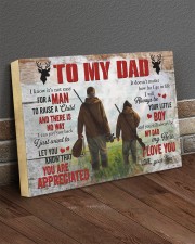 I Know It's Not Easy For A Man Hunting Son To Dad 24x16 Gallery Wrapped Canvas Prints aos-canvas-pgw-24x16-lifestyle-front-04