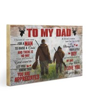 I Know It's Not Easy For A Man Hunting Son To Dad Gallery Wrapped Canvas Prints tile