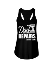 Dad Is My Name Repairs Are My Game Ladies Flowy Tank thumbnail