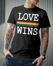Love Wins LGBT Classic T-Shirt lifestyle-mens-crewneck-front-6