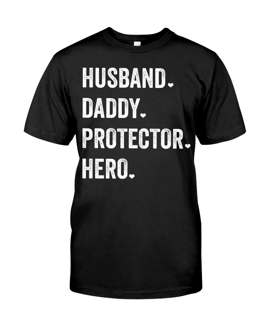 Husband Daddy Protector Hero Classic T-Shirt