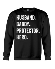 Husband Daddy Protector Hero Crewneck Sweatshirt thumbnail