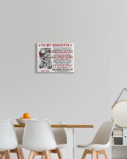 When Life's Troubles Try Scare You Dad To Daughter 14x11 Gallery Wrapped Canvas Prints aos-canvas-pgw-14x11-lifestyle-front-05