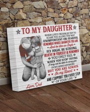 When Life's Troubles Try Scare You Dad To Daughter 14x11 Gallery Wrapped Canvas Prints aos-canvas-pgw-14x11-lifestyle-front-21