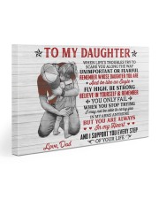 When Life's Troubles Try Scare You Dad To Daughter Gallery Wrapped Canvas Prints tile