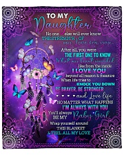 No One Else Will Ever Know Wolf Mom To Daughter Fleece Blanket - 50" x 60" front