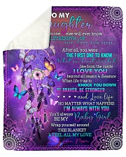 No One Else Will Ever Know Wolf Mom To Daughter Sherpa Fleece Blanket tile