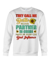 They Call Me Bestie Bcuz Sound Like Bad Influence Crewneck Sweatshirt tile