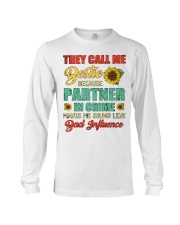 They Call Me Bestie Bcuz Sound Like Bad Influence Long Sleeve Tee tile
