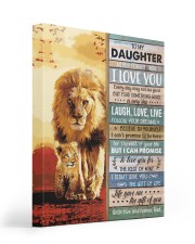 Lion- Never Forget That I Love U Dad-To-Daughter Gallery Wrapped Canvas Prints tile