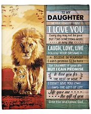 Lion- Never Forget That I Love U Dad-To-Daughter Fleece Blanket - 50" x 60" front