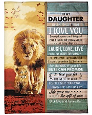Lion- Never Forget That I Love U Dad-To-Daughter Fleece Blanket tile