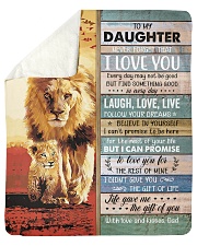 Lion- Never Forget That I Love U Dad-To-Daughter Sherpa Fleece Blanket tile