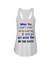Sit With You In The Dark Ladies Flowy Tank thumbnail