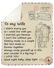Wife Love Made Is Forever Together I Love You Sherpa Fleece Blanket - 50" x 60" thumbnail