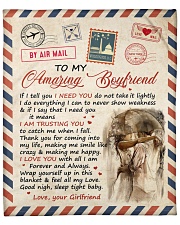 If I Tell U I Need U Girlfriend To Boyfriend Fleece Blanket - 50" x 60" front