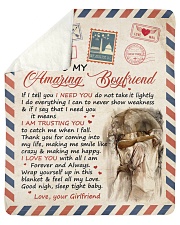 If I Tell U I Need U Girlfriend To Boyfriend Sherpa Fleece Blanket - 50" x 60" thumbnail
