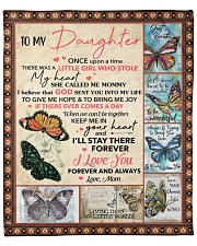 Once Upon A Time Buuterfly Mom To Daughter Fleece Blanket - 50" x 60" front