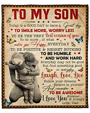 Today Is A Good Day Have Great Day Dad To Son Fleece Blanket - 50" x 60" front