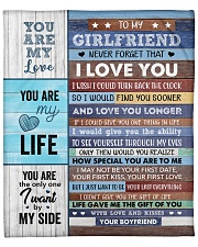 Never Forget That I Love U Boyfriend To Girlfriend Fleece Blanket - 50" x 60" front