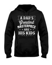 A Dad's Greatest Masterpiece Are His Kids Hooded Sweatshirt tile