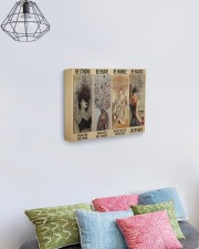 Be Strong Be Brave Be Humble Be Badass Hippie 14x11 Gallery Wrapped Canvas Prints aos-canvas-pgw-14x11-lifestyle-front-02